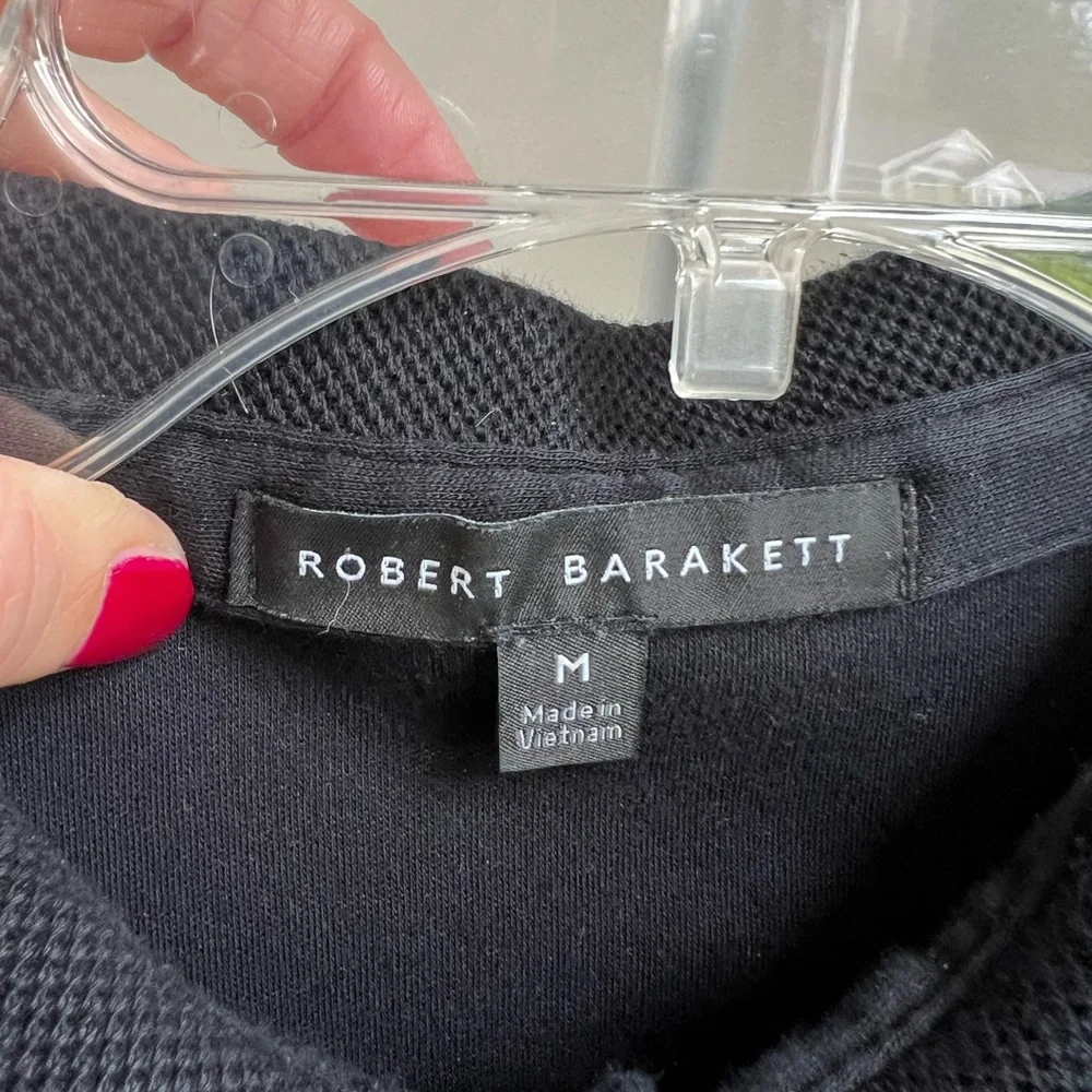 Robert Barakett Black Polo Shirt Classic Design - Picture 6 of 6